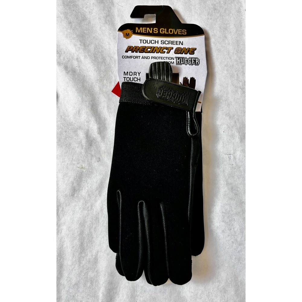Precinct One Gloves Mens Medium Black Comfort Protection Touch Screen